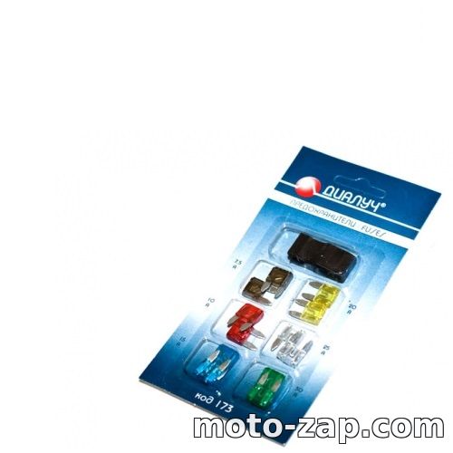 Предохранители MINI (12 шт.) + пинцет (ДИАЛУЧ)
