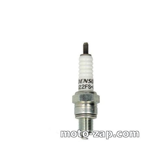 Свеча DENSO U22FS-U оригинал Япония (аналог NGK C7HSA) (4T кит. скутер 50/150cc, Honda, Yamaha, мопеды Alpha, Delta)