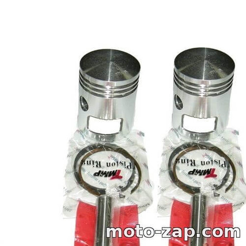 Поршни Ява 6В 1р с кольцами